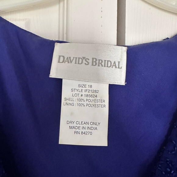 David’s bridal long 2 piece dress - Picture 2 of 2